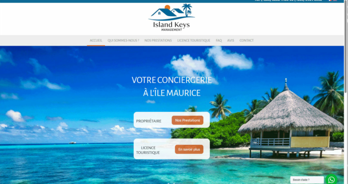 GO.Graph Création site île Maurice