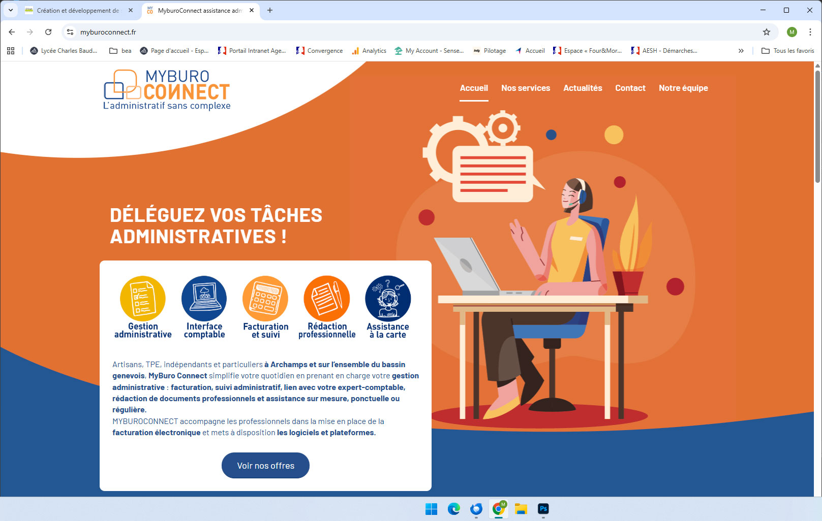 GO.Graph Création site web Myburo Connect