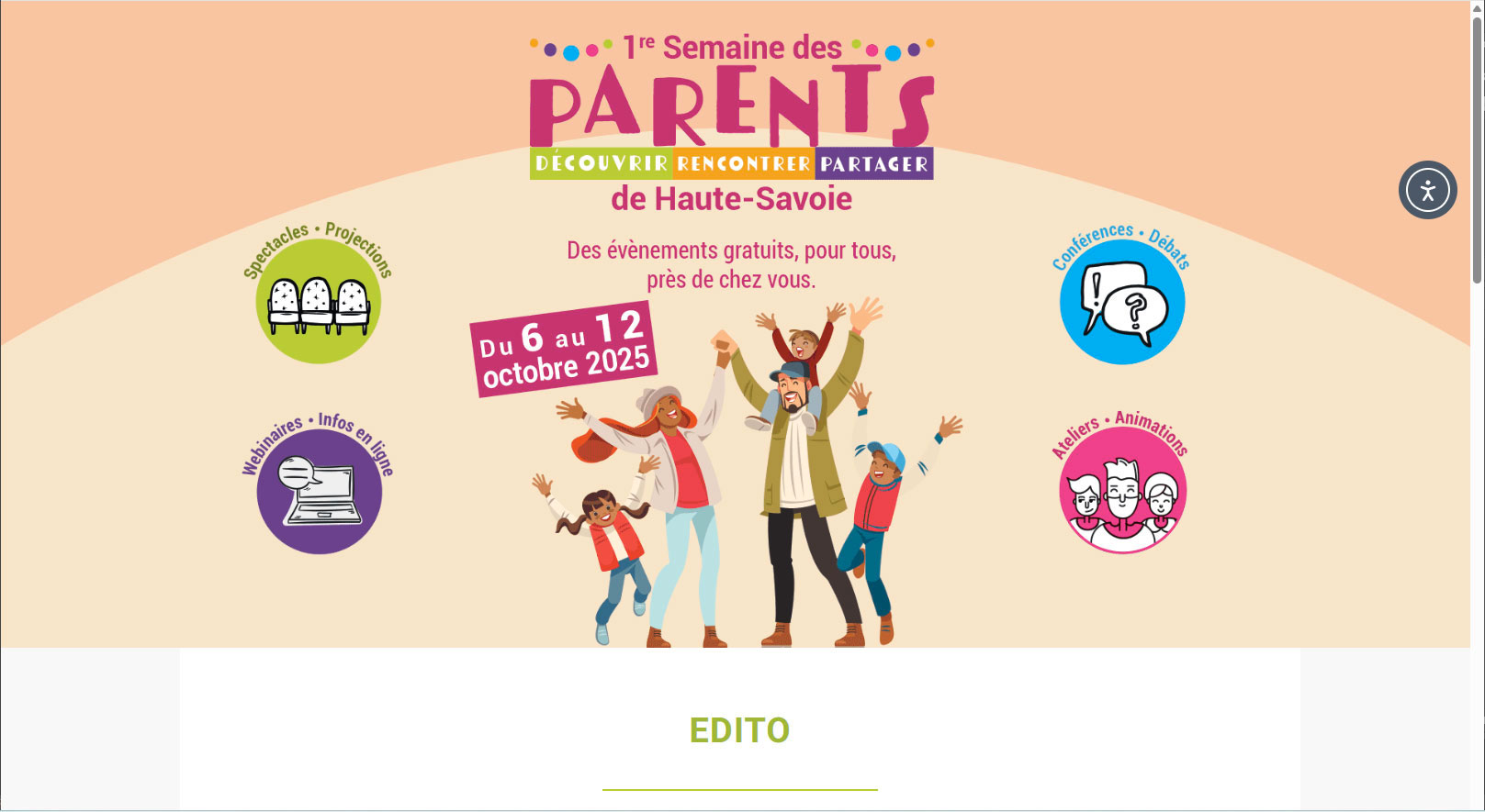 GO.Graph Création site Semaine des Parents