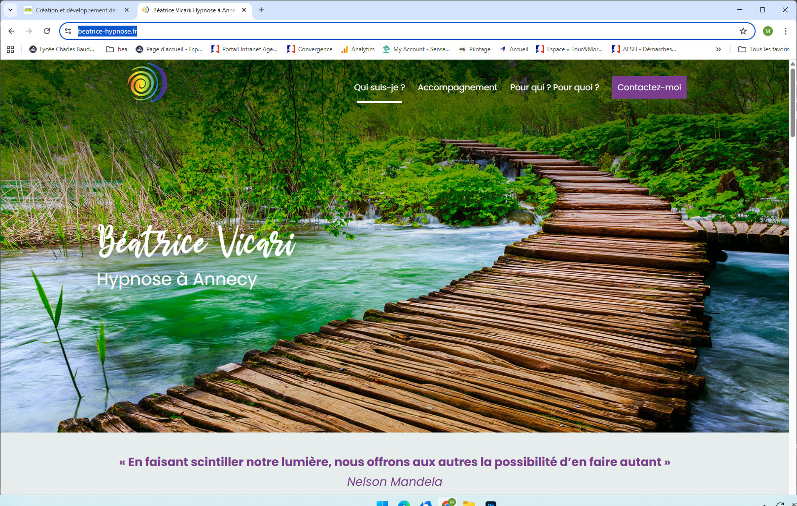 GO.Graph Création site web de Béatrice Vicari